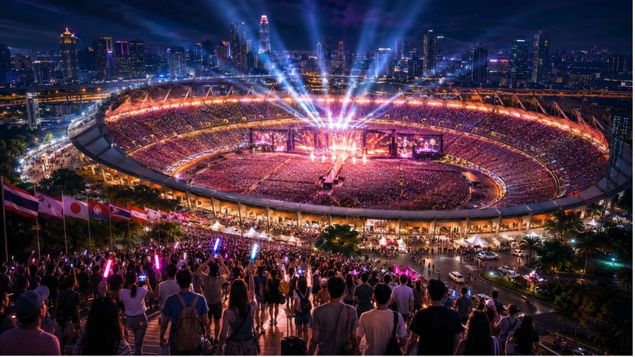 ทำไมสนามกีฬาราชมังคลากีฬาสถานจึงเป็นหมุดหมายสำคัญของคอนเสิร์ตระดับโลก