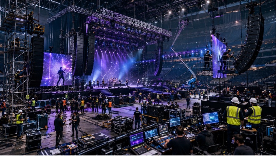 เบื้องหลังเวทีหนึ่งเวที ใช้เวลาสร้างนานกว่าที่คิด